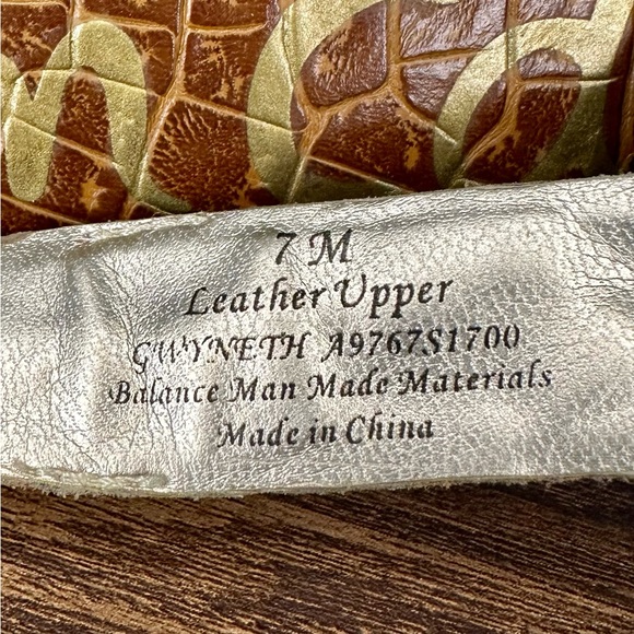 Sam Edelman Gwyneth Sandal Gold Size 7 - Picture 8 of 8